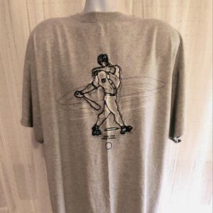 Chicago Cubs Go Cubs Tee Shirt Size XL Grey